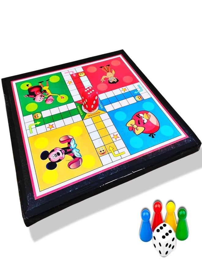 STRIVE FIT 2-in-1 Classic Board Game - Snakes & Ladders & Ludo Set for Kids & Family | Durable & Portable Travel Game | Fun Educational Toy for Boys & Girls | Strategy Game for Ages 5+ (15 Inch) - Image 5